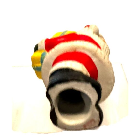 Vintage Holiday Santa Claus Figurine Painted Porcelain 1992 V.M.I. - Picture 6 of 9